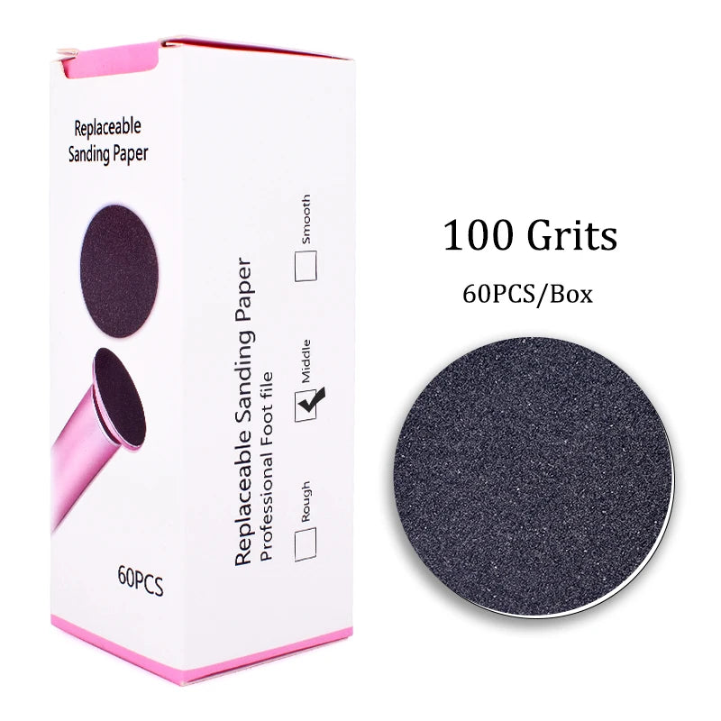 60 stk. slipeskiver Inovarec™ til elektrisk fothornfjerner